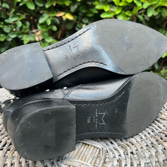 Mark Fisher Black Studded Ankle Boots size 7.5 - Picture 8 of 8
